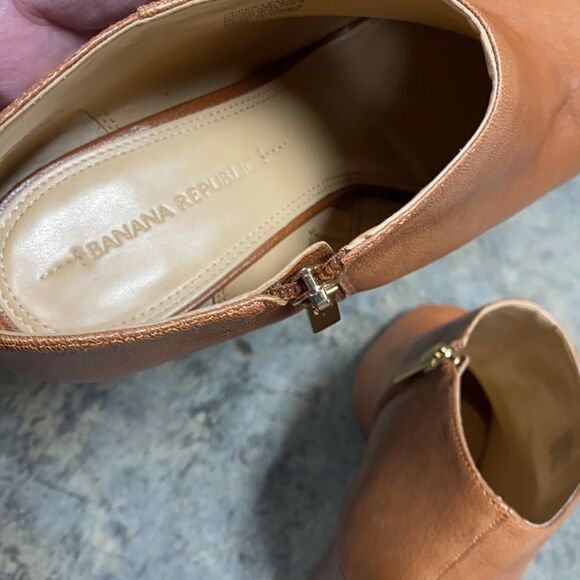 Banana Republic Delilah Tan Open Toe Ankle Bootie Size 8.5 - Picture 10 of 15